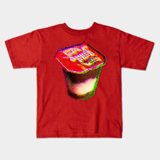 Snack Pack Pudding Snack Glitch Kids T-Shirt